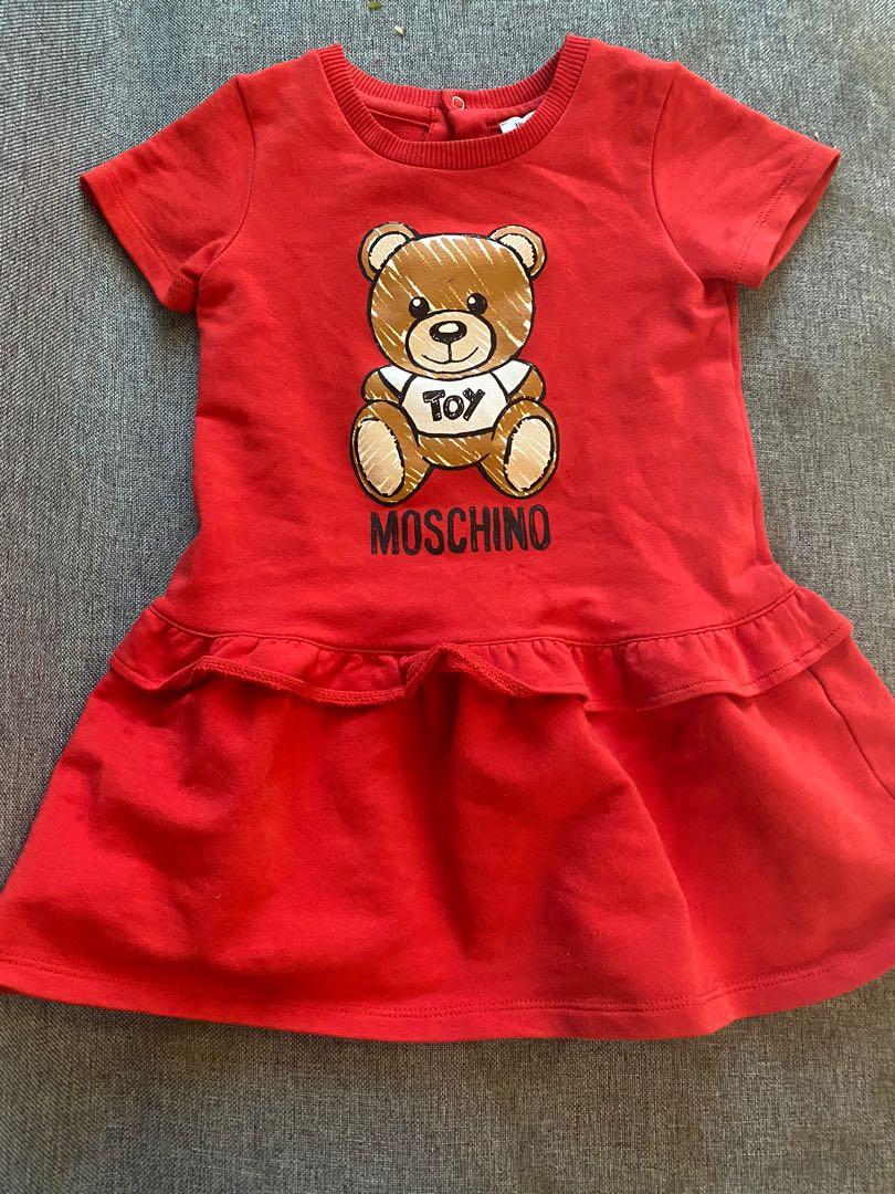 Moschino baby red dress store