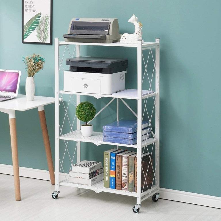 [iDS] Movable Rack Folding Kitchen Storage Rack Shoe Racks Display ...