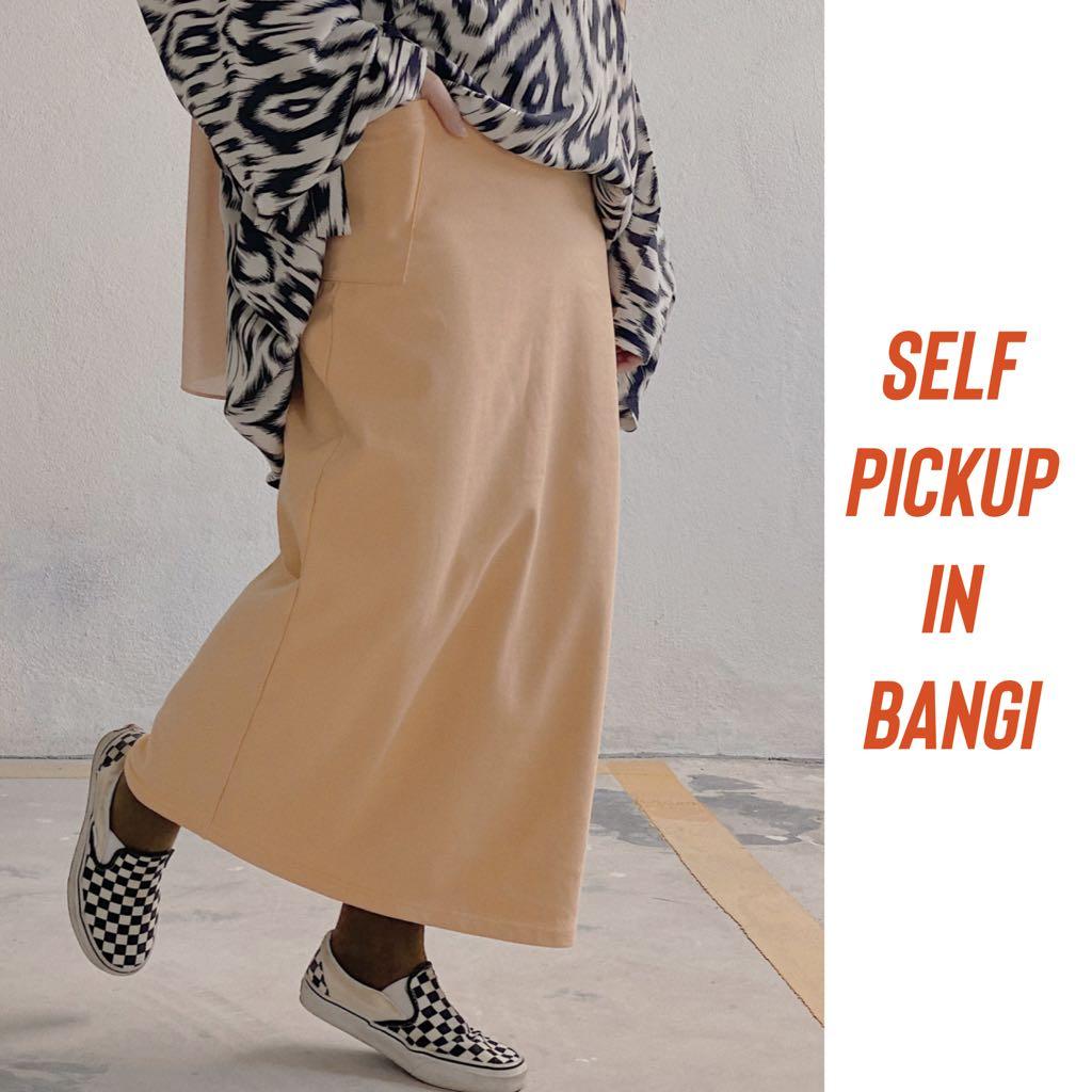 Mini skirt muslimah bangi top