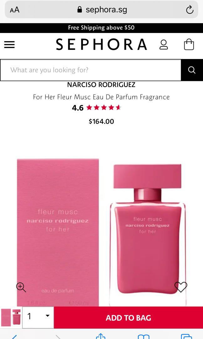 Narciso rodriguez fleur musc sephora deals