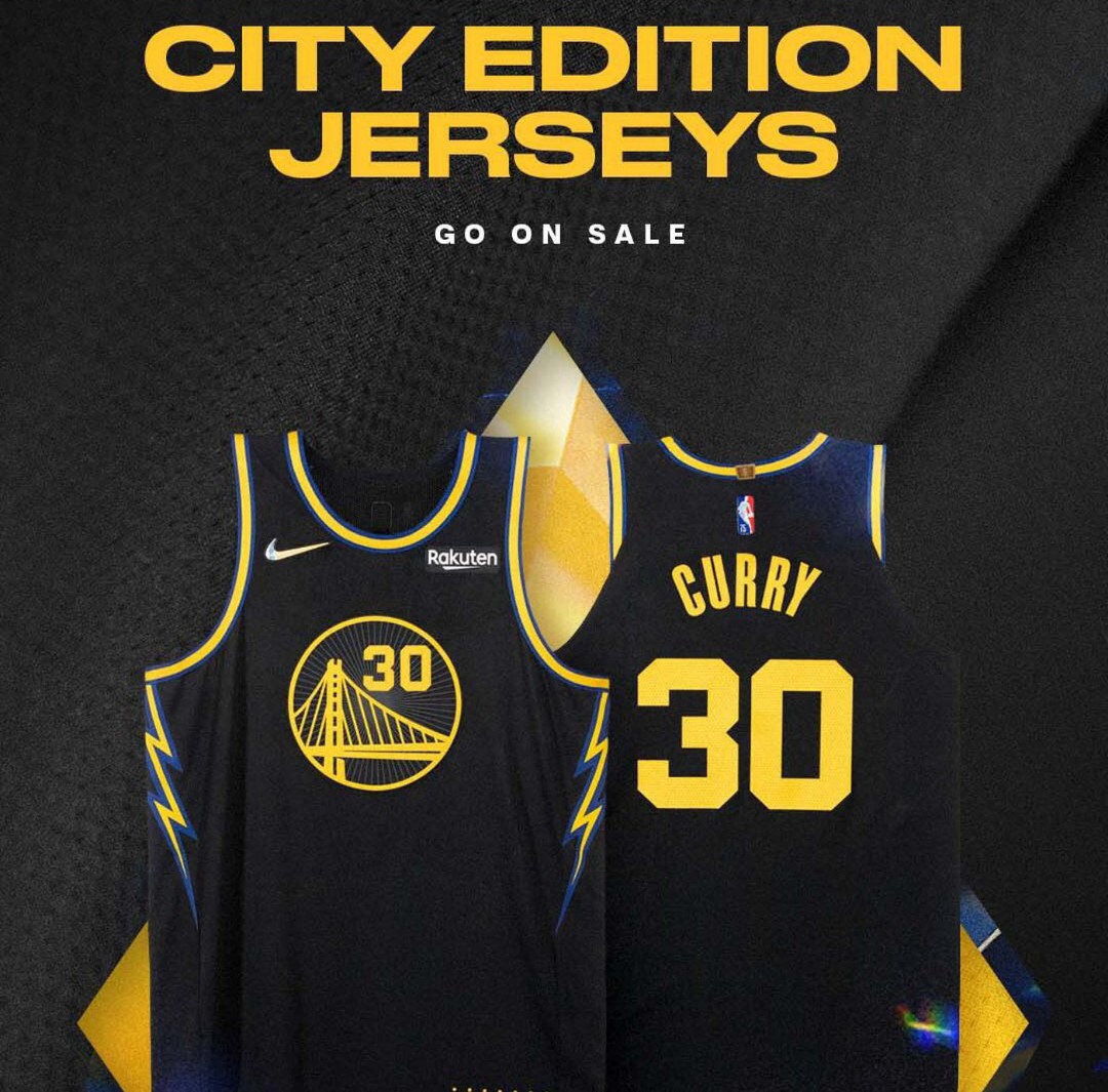 NBA 2021-2022 Golden State Warriors City Jersey, Men's Fashion, Activewear  on Carousell