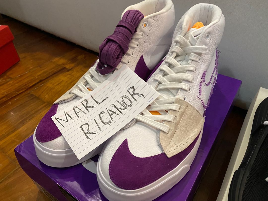 Nike SB Blazer Mid “Lakers”, Men's Fashion, Footwear, Sneakers on Carousell