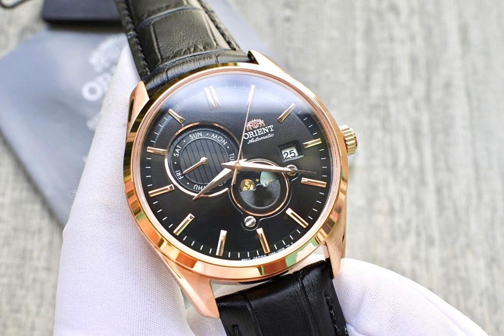 Orient sun and moon black shop