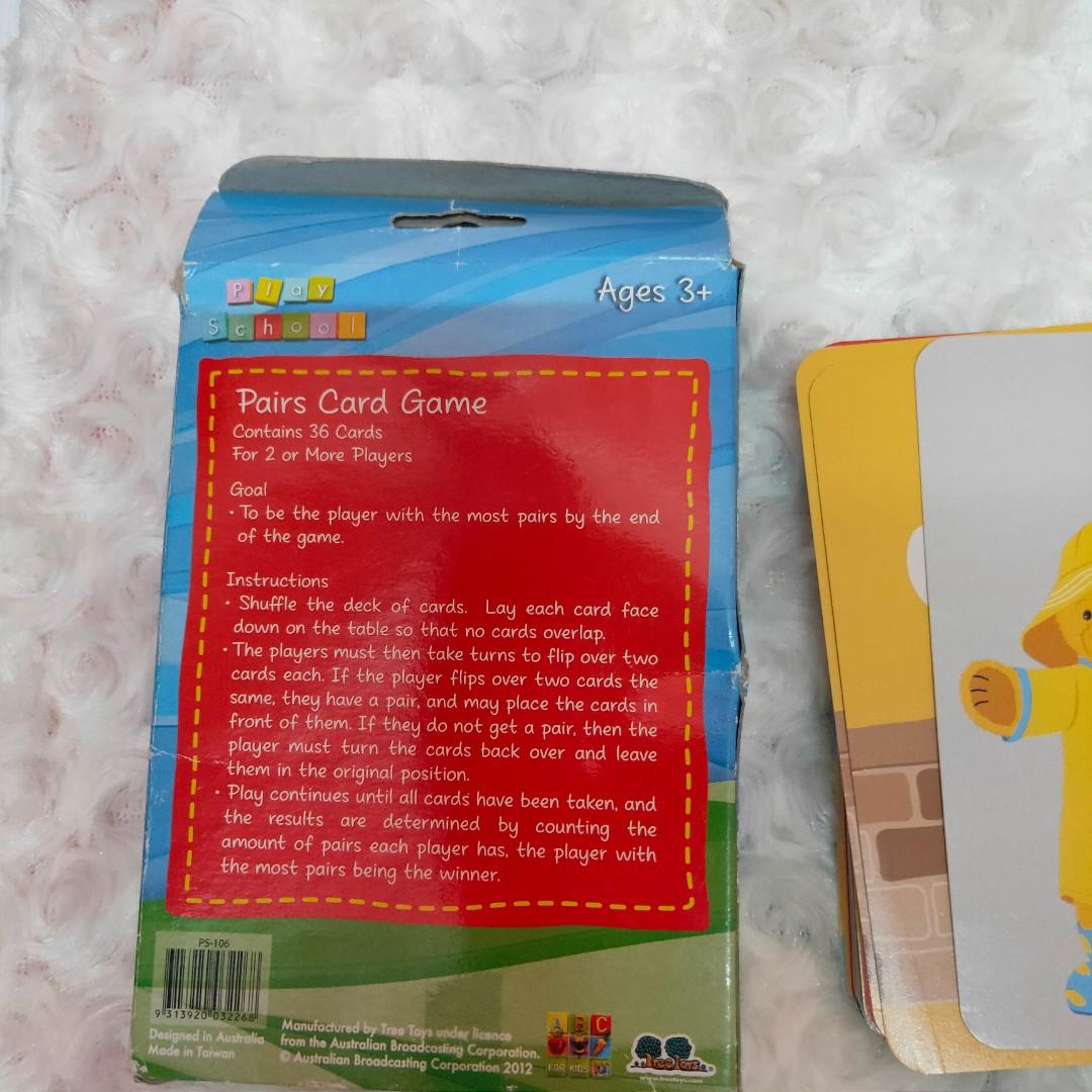 pairs-card-game-play-school-toys-games-board-games-cards-on-carousell