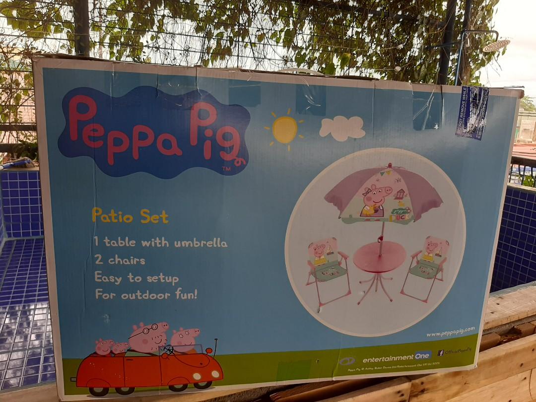 Peppa pig patio set, Babies & Kids, Baby Nursery & Kids Furniture, Kids