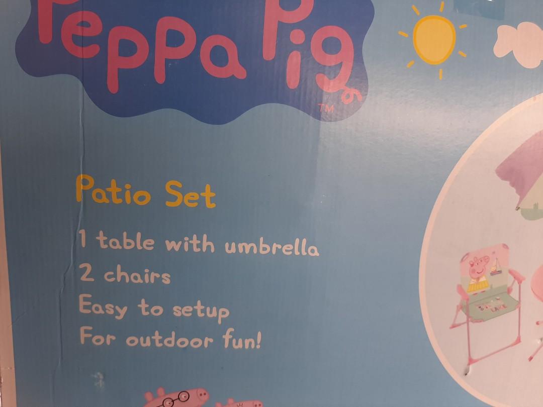 Peppa pig patio set, Babies & Kids, Baby Nursery & Kids Furniture, Kids