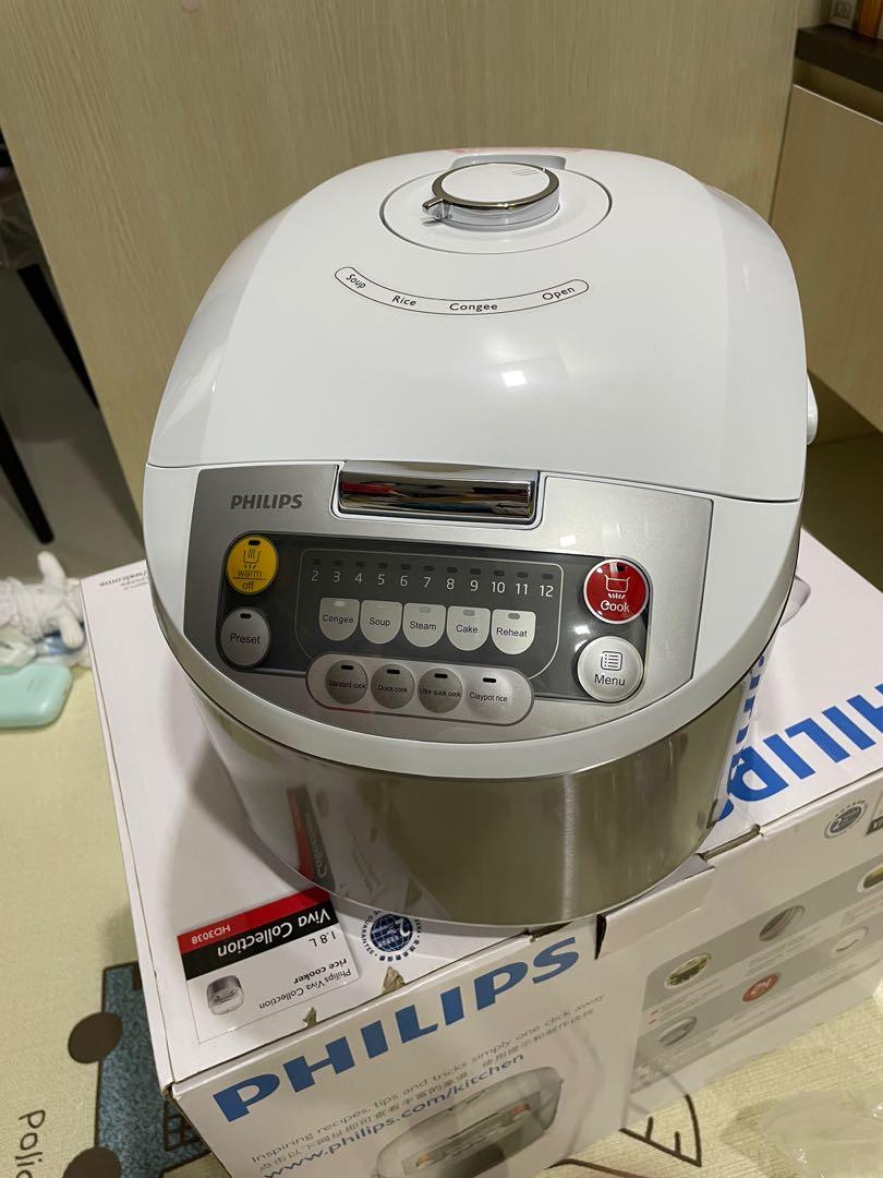 Philips Viva Collection rice cooker, TV & Home Appliances, Kitchen Appliances, Cookers on Carousell