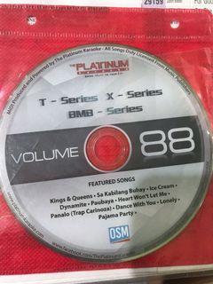 Platinum Karaoke Volume 88 CD T-Series, X-Series, BMB-Series