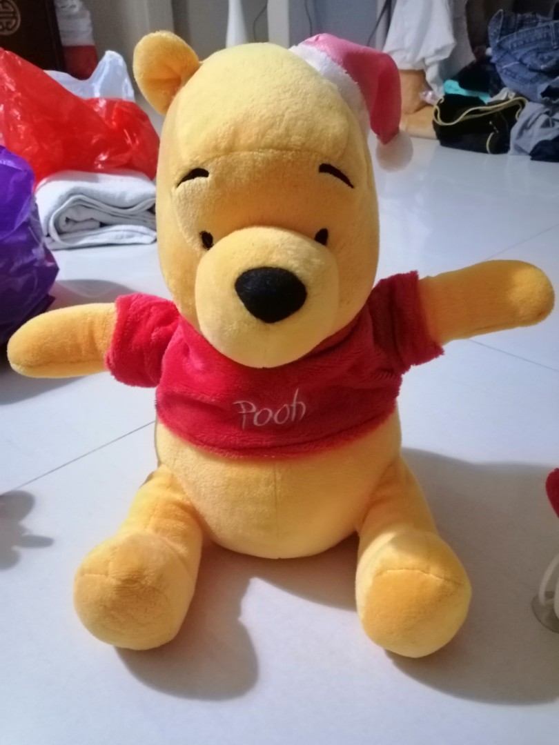 Pooh bear plush, Hobbies & Toys, Toys & Games on Carousell