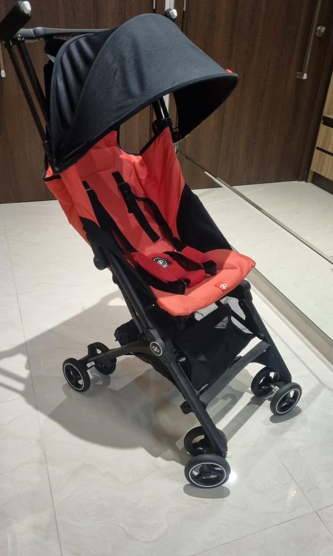 Pre loved gb pockit stroller Cherry red Babies Kids Going