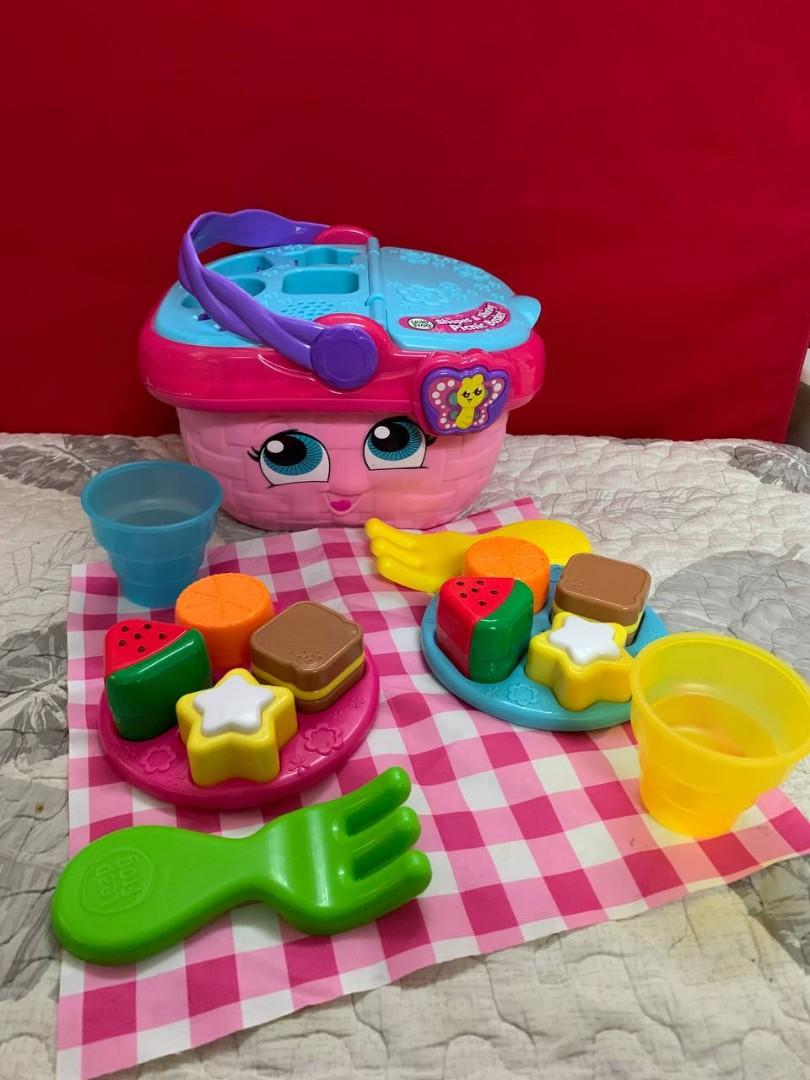 Leapfrog picnic basket pink outlet