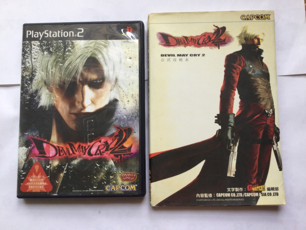 Ps2 Playstation Game 2 Devil May Cry 2 鬼泣2 連攻略本 電子遊戲 電子遊戲 Playstation Carousell