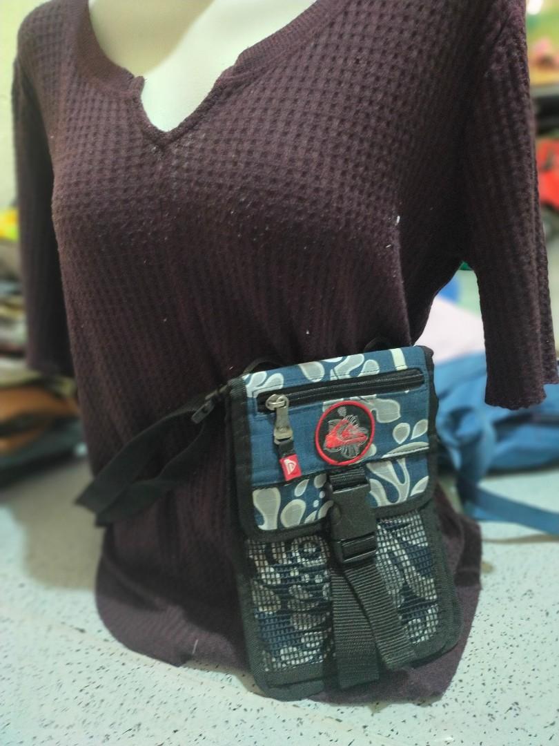 QUICKSILVER ORIGINAL SLING AND WAIST BAG passport bag wallet card SUPER