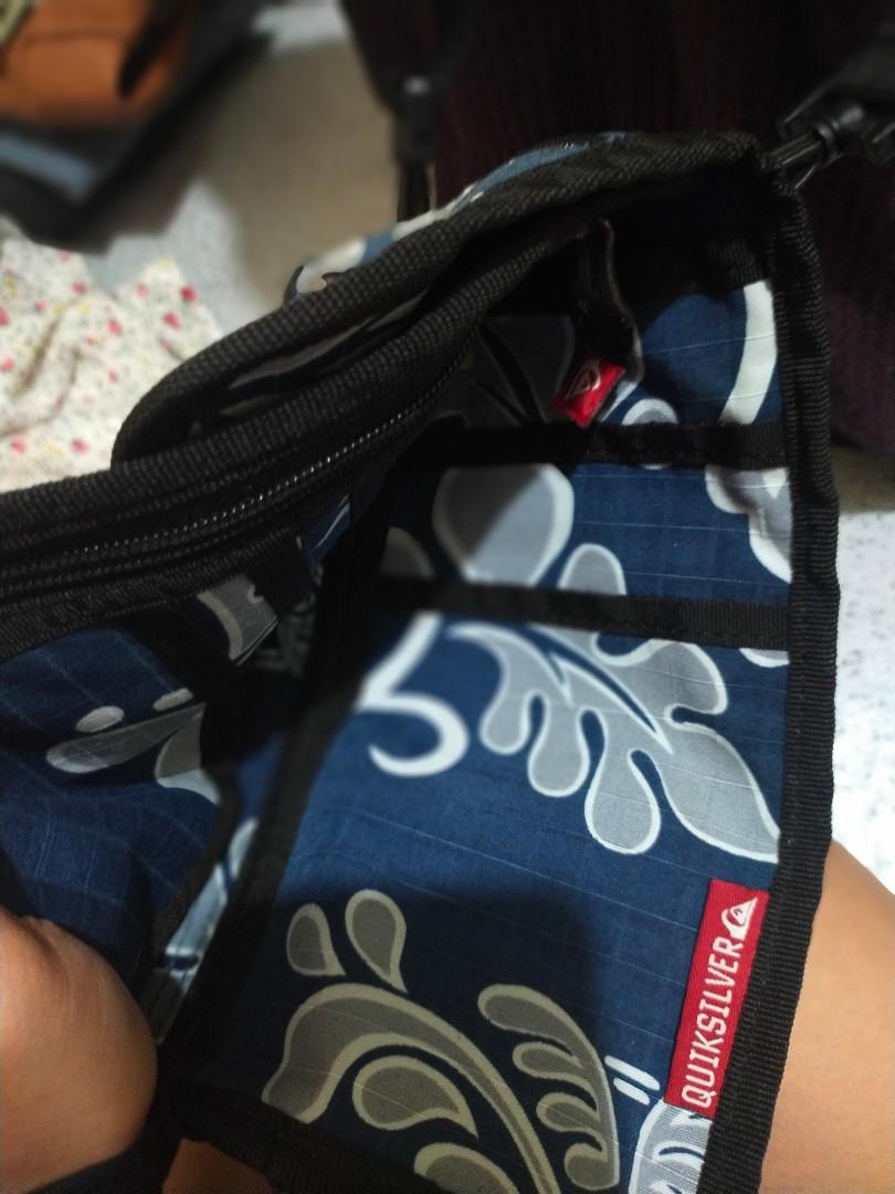 QUICKSILVER ORIGINAL SLING AND WAIST BAG passport bag wallet card SUPER