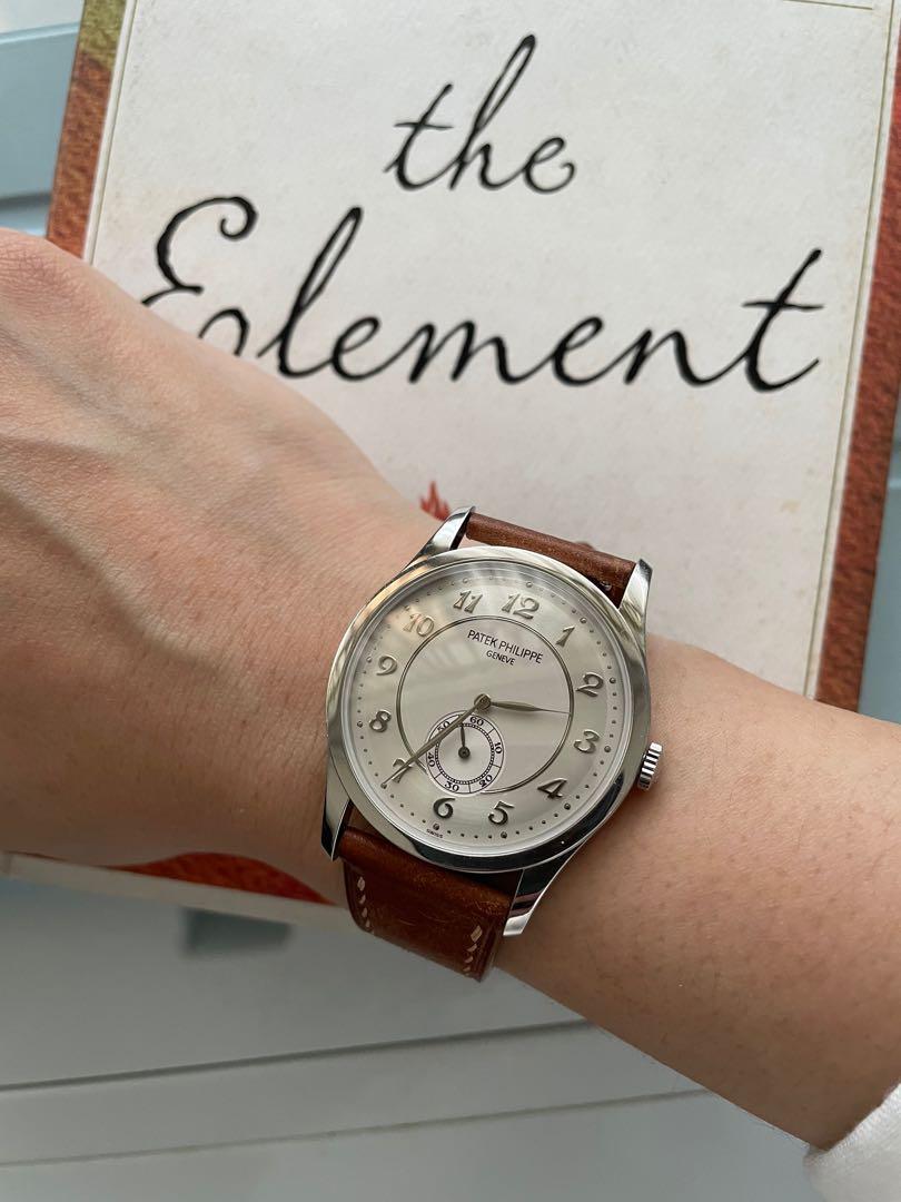 On Hold Rare Patek Philippe Calatrava Platinum Luxury Watches