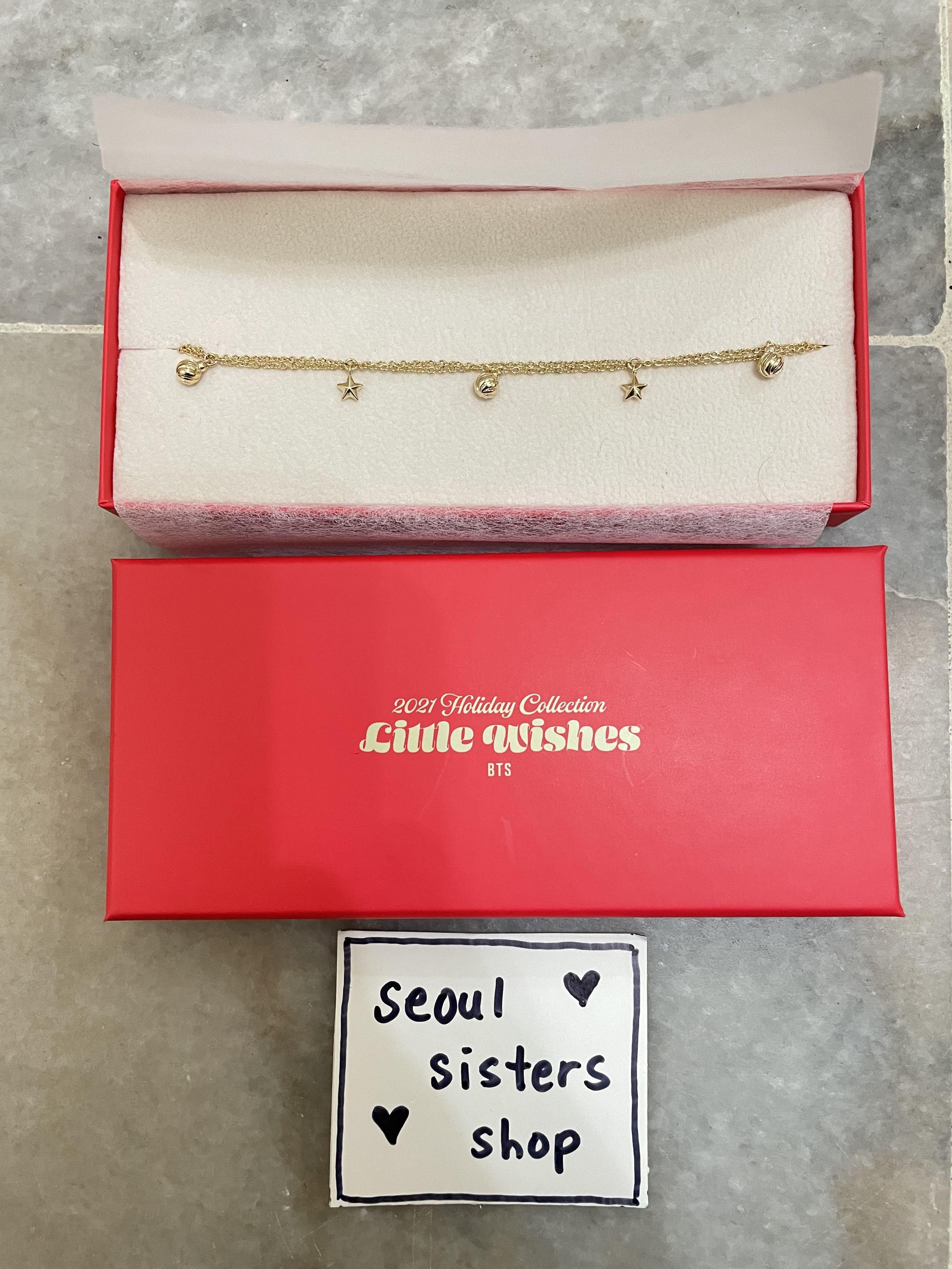 READY STOCK BTS 2021 HOLIDAY COLLECTION LITTLE WISHES BRACELET