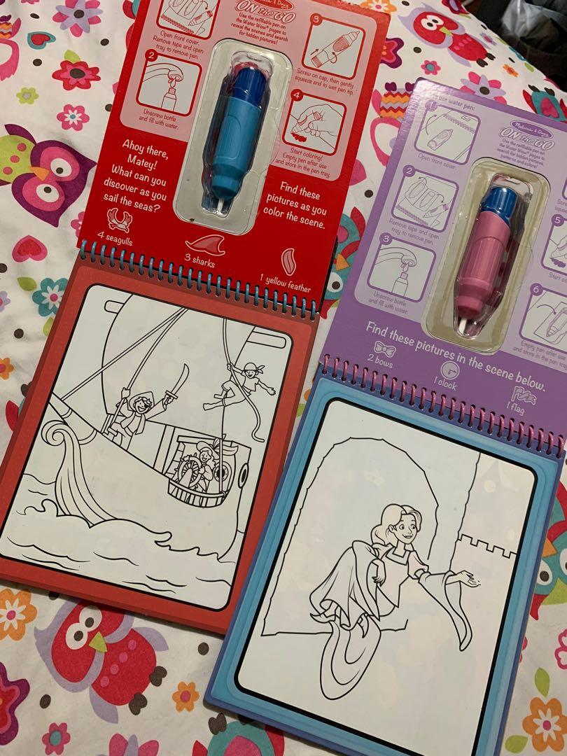 Reusable coloring book, Hobbies & Toys, Toys & Games on Carousell