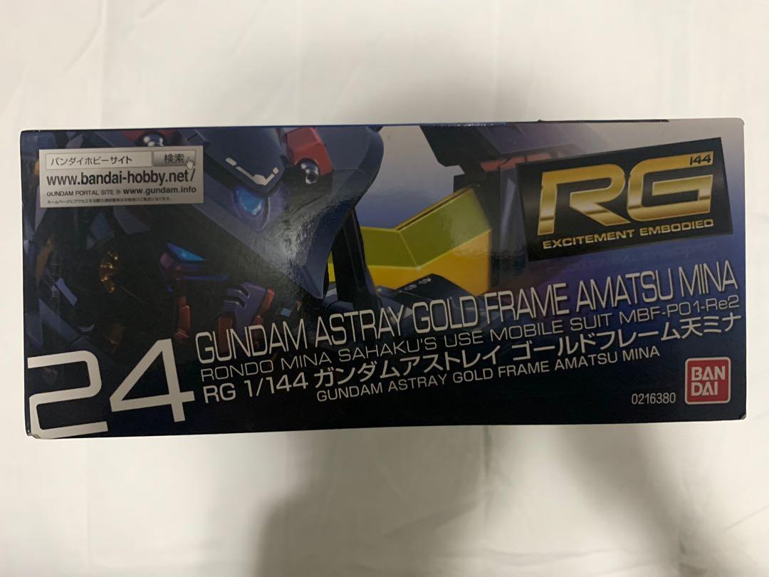 RG Gundam Astray Gold Frame Amatsu Mina (Category: Gundam & Model Kits) located in Pasig City. Submitted by joeytanyag (Listing ID 1134171334, Image 3). Description: #024 Gundam Astray Gold Frame Amatsu Mina (RG).