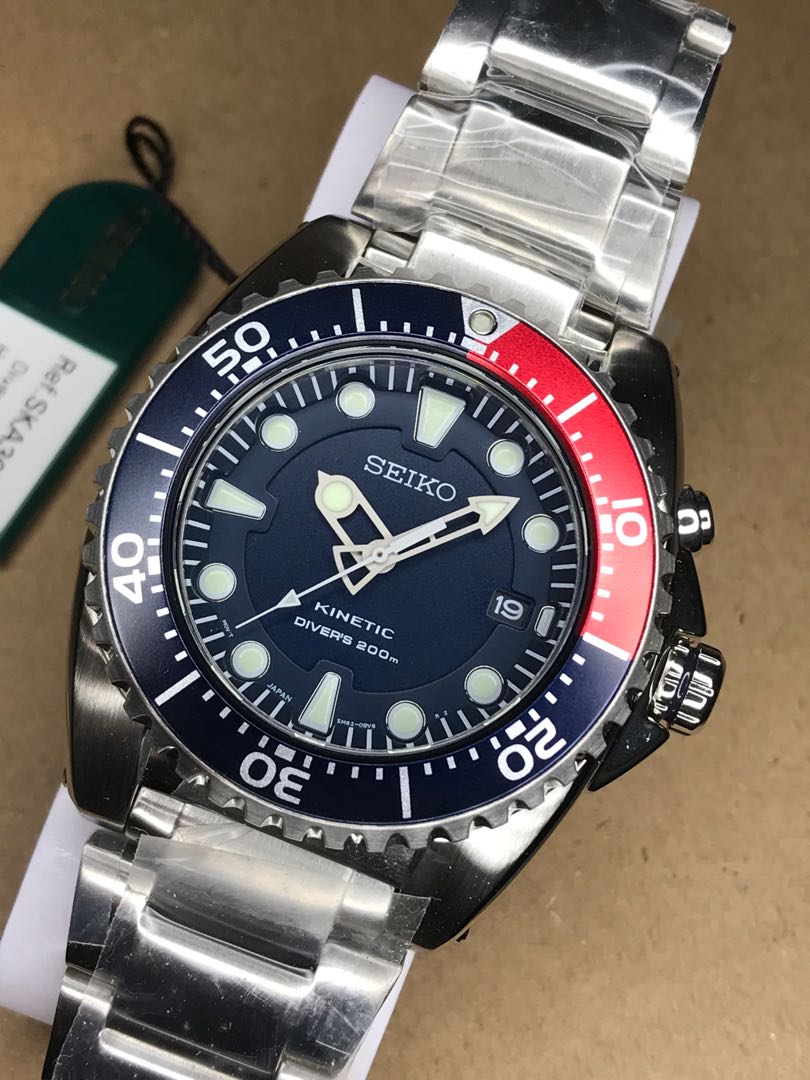 SOLD OUT Seiko SKA369P1 Kinetic 200m WR Diver's Gents Watch, Men's Fashion,  Watches & Accessories, Watches on Carousell