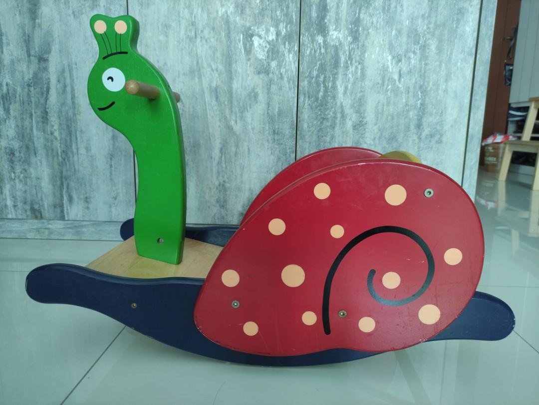 Snail rocker wooden and hardy, Babies & Kids, Baby Nursery & Kids Furniture, Other Kids