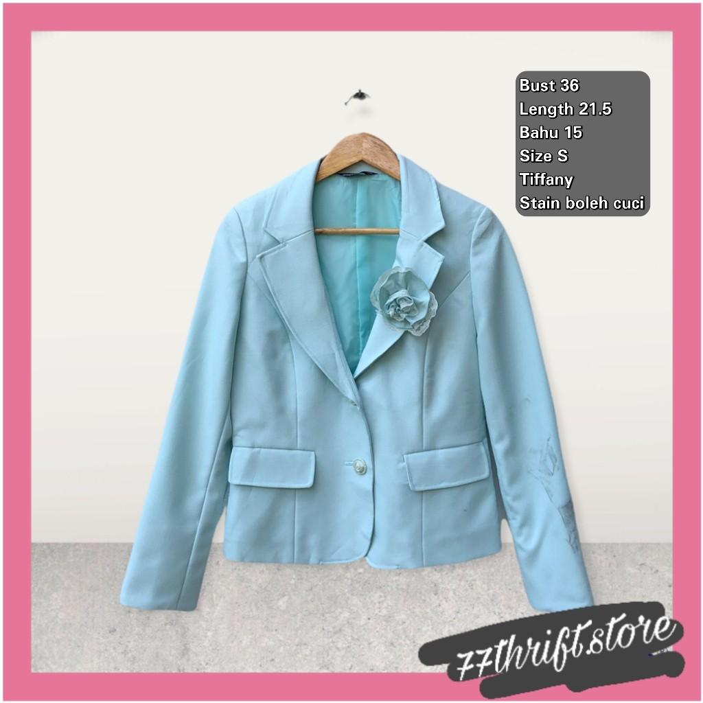 Tiffany blue blazer sales