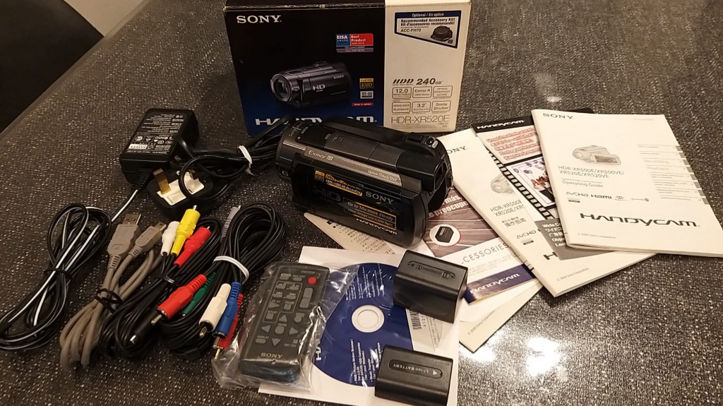 Sony Handycam HDRXR520E error code E6110, 攝影器材, 攝錄機 Carousell