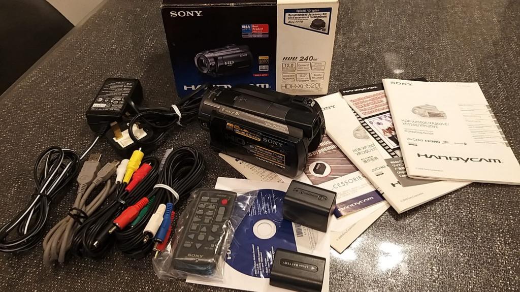 Sony Handycam HDRXR520E error code E6110, 攝影器材, 攝錄機 Carousell