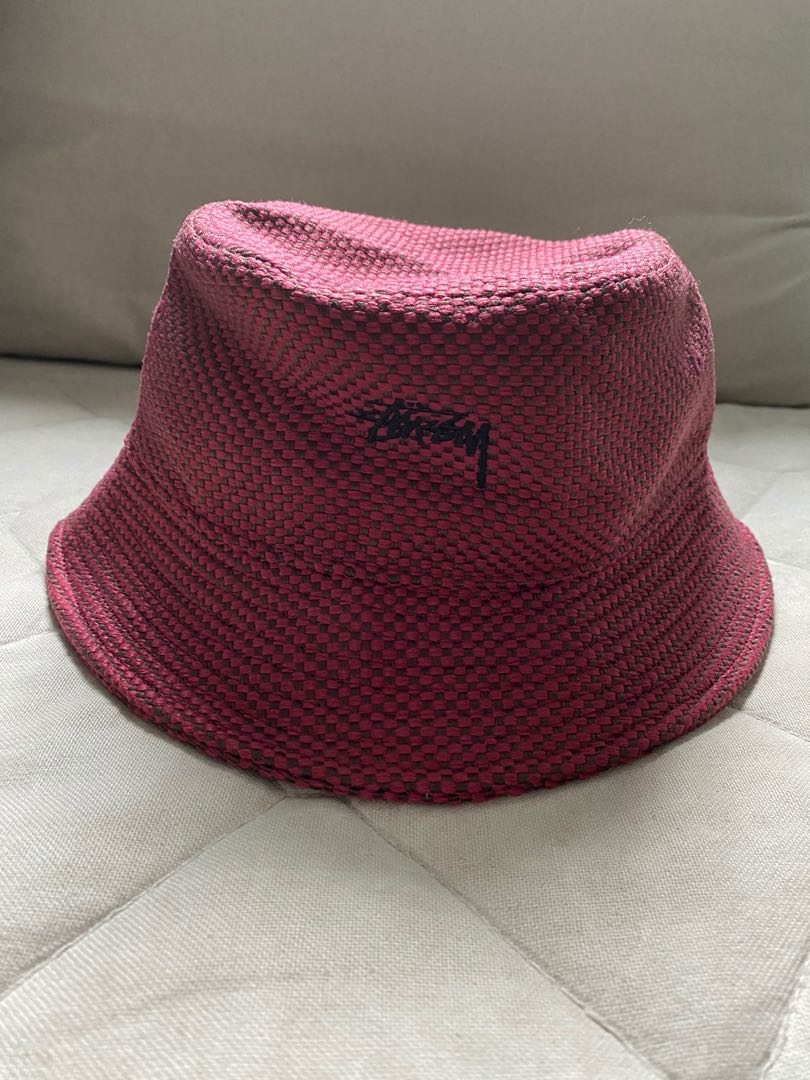 Stussy Jute weave bucket hat漁夫帽, 名 