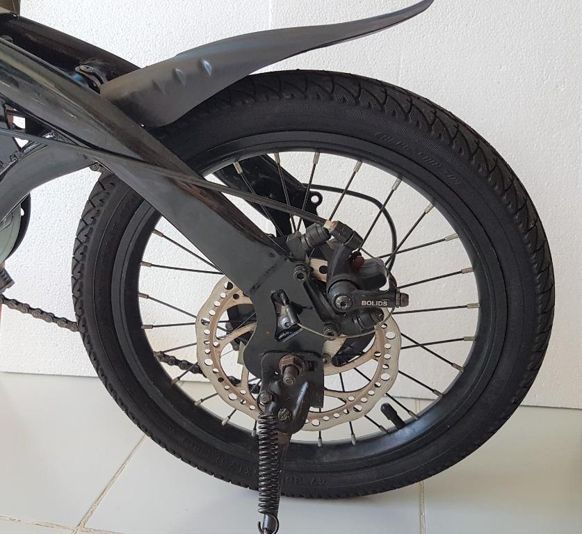 Stylish Micro XT Razer Foldable Bicycle, Versatile Black Foldie, 7 ...