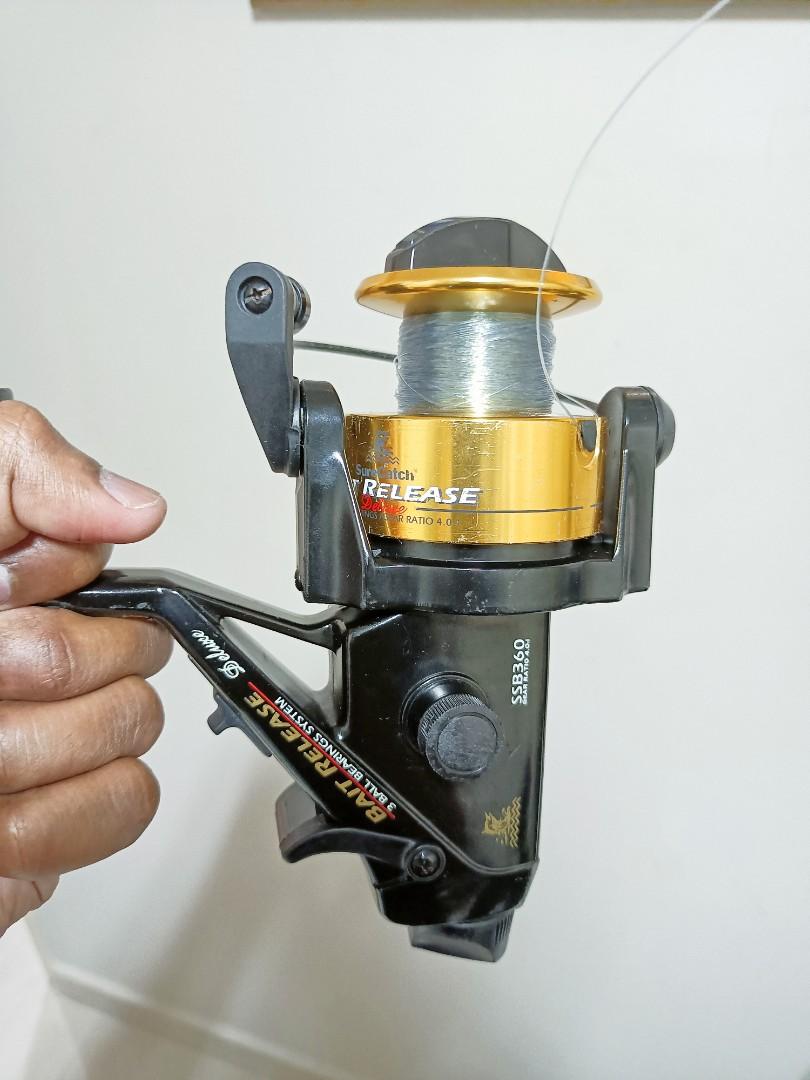 Surecatch SSB360 fishing Reel bait caster, Sports Equipment, Fishing on  Carousell
