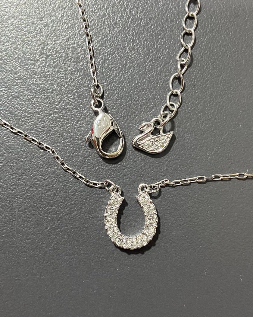 Horseshoe sales pendant swarovski