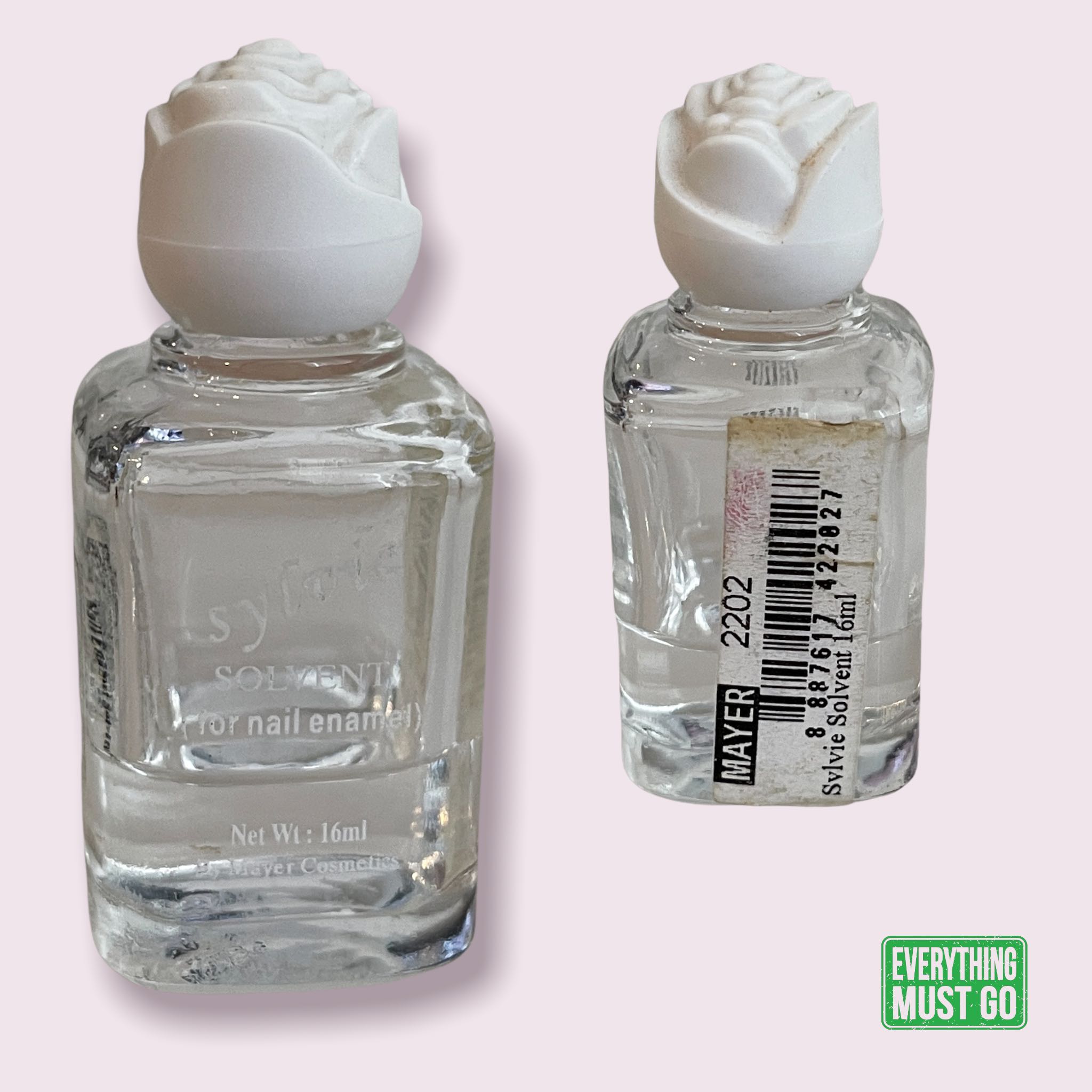 Sylvie Solvent (for nail enamel) 16ml sisa 30, Kesehatan & Kecantikan