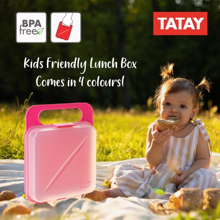 Tatay Slim Square Lunch Box Food Container Sandwich Bag T1670/1