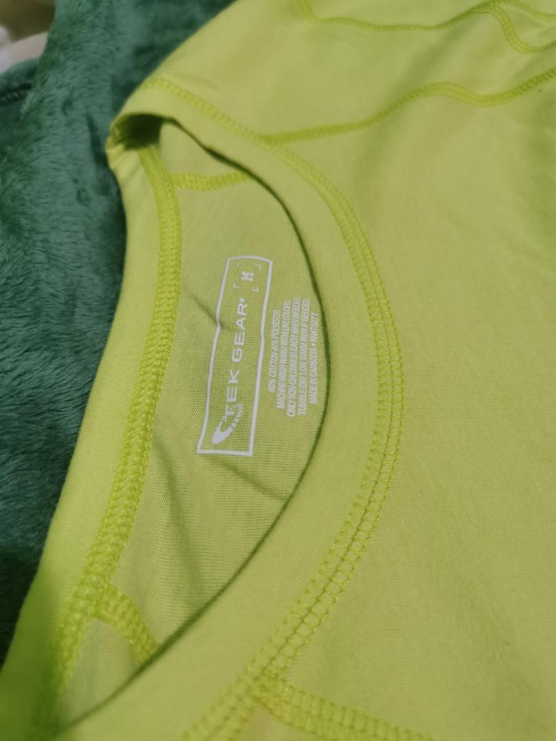 Tek Gear Long Sleeve Activewear Tee (Category: Activewear) located in Dasmarinas. Submitted by flubby09 (Listing ID 1134328184, Image 2). Description: Rfs: this was a gift but it's too small for me Be ready for any workout with this women's Tek Gear performance tee. PRODUCT FEATURES Perfect for medium-impact exercise Lightweight performance fabric Drop needle stitching Reflective, perfect for biking Scoopneck Long sleeves FABRIC & CARE Polyester,