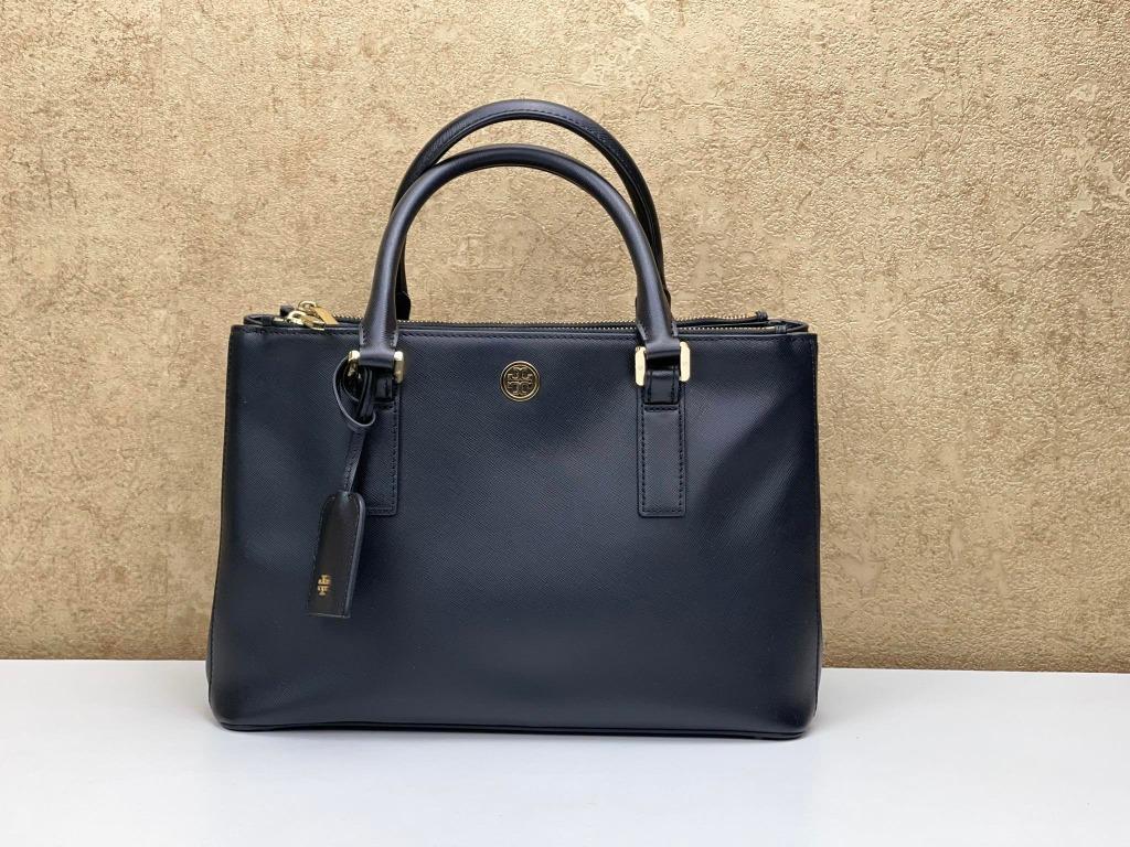 Robinson small double new arrivals zip leather tote