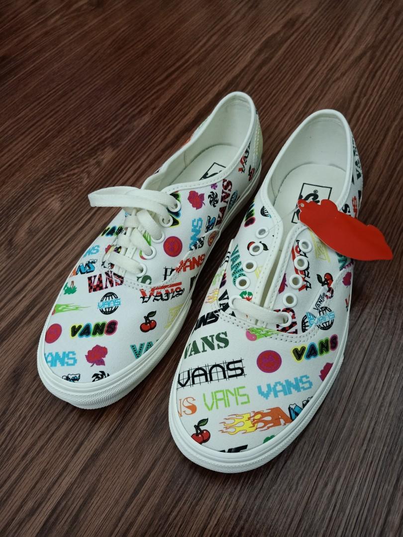 Vans Era All Over Logo Print Men s Fashion Footwear Sneakers on Carousell