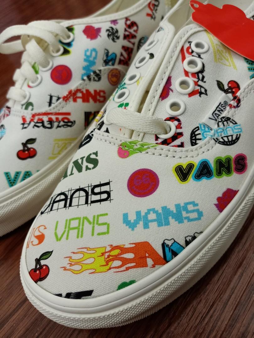 Vans with logo all over sale