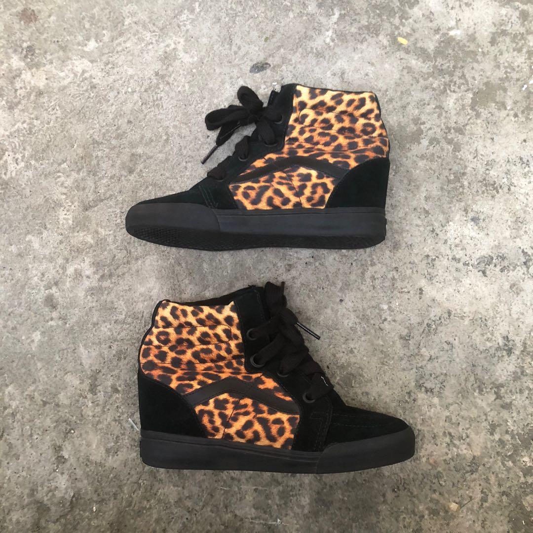 Vans wedge shoes discount