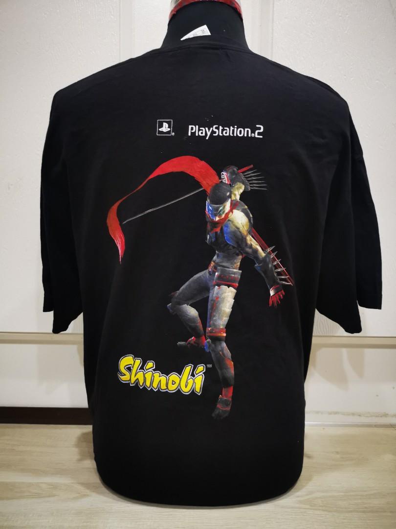 VINTAGE PROMO TEE- SONY PS2 SEGA SHINOBI, Men's Fashion, Tops