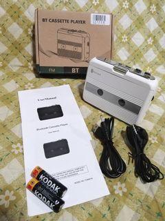 Walkman Tonivent TON007B Bluetooth Cassette Player Auto Reverse AC DC Portable with FM Radio