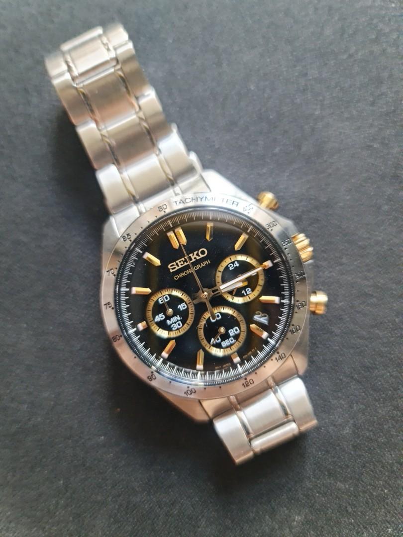 Watch Only] LNIB Seiko SBTR015 Quartz Chrono, Men's Fashion, Watches &  Accessories, Watches on Carousell