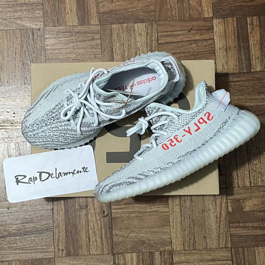 blue tint yeezy size 12