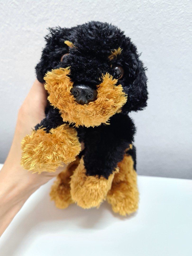15cm Rottweiler Plush Toy, Hobbies & Toys, Toys & Games on Carousell