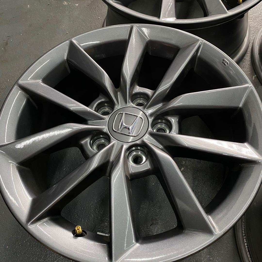 16” Original Honda Civic Rim, Car Accessories, Tyres & Rims on Carousell