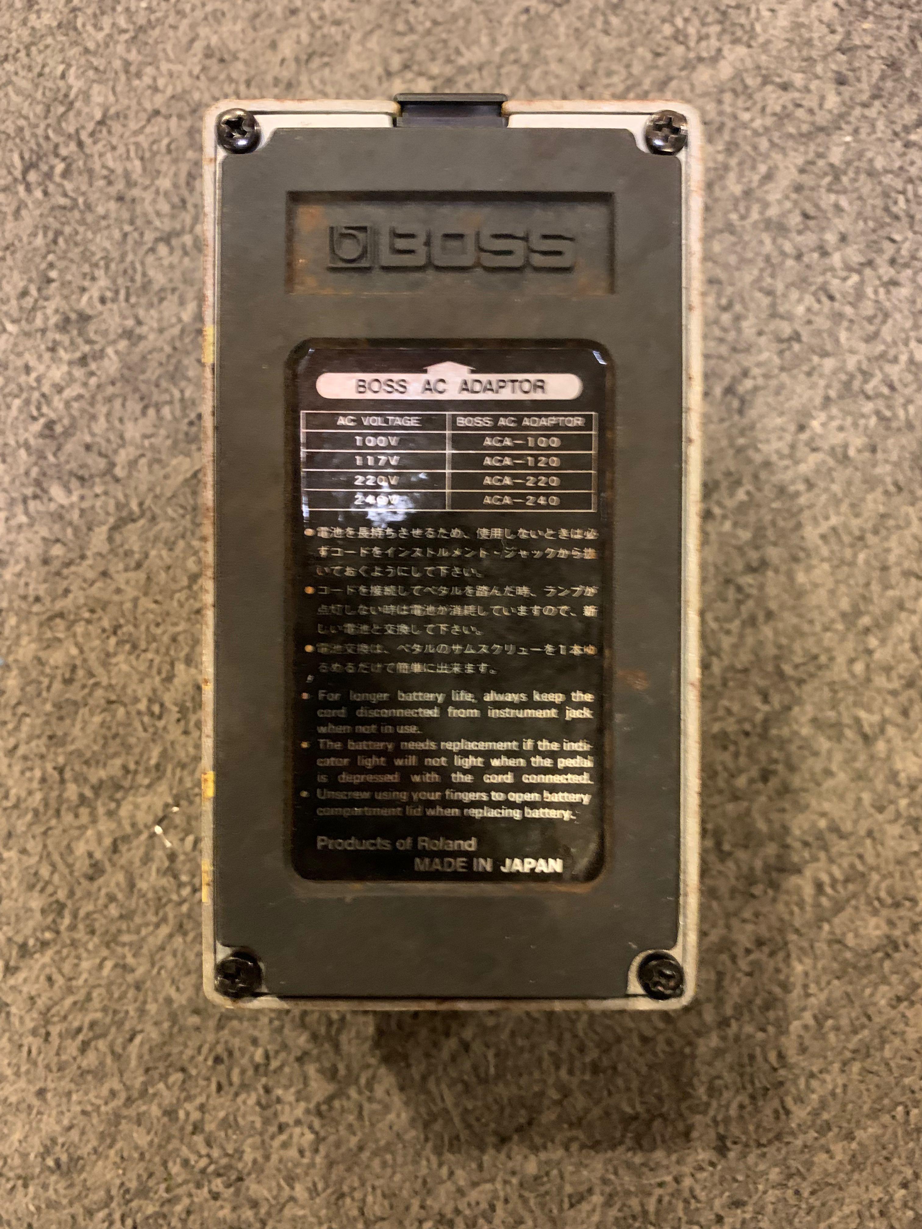 1982 Boss SD-1 Super Overdrive - Made In Japan with original box 