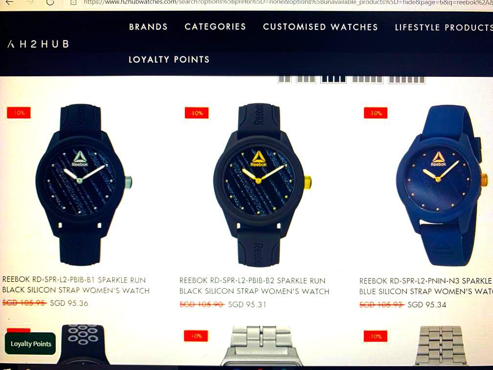 20 OFF Reebok running watches