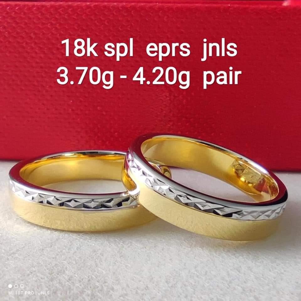 21k saudi outlet gold couple ring