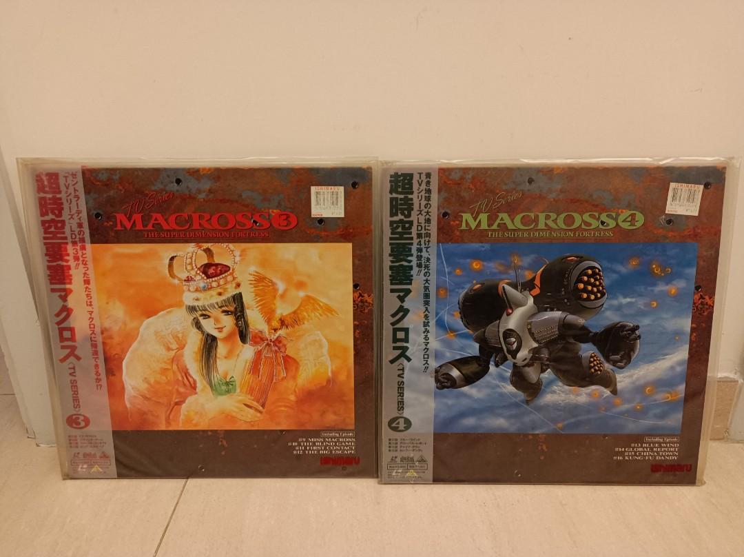 特價］超時空要塞Macross TV 版LD 1-9張全套；第2,3,4,8 隻碟是全新未