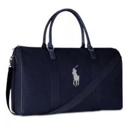 NEW ARRIVAL Ralph Lauren Blue Classic Duffle Bag Luxury