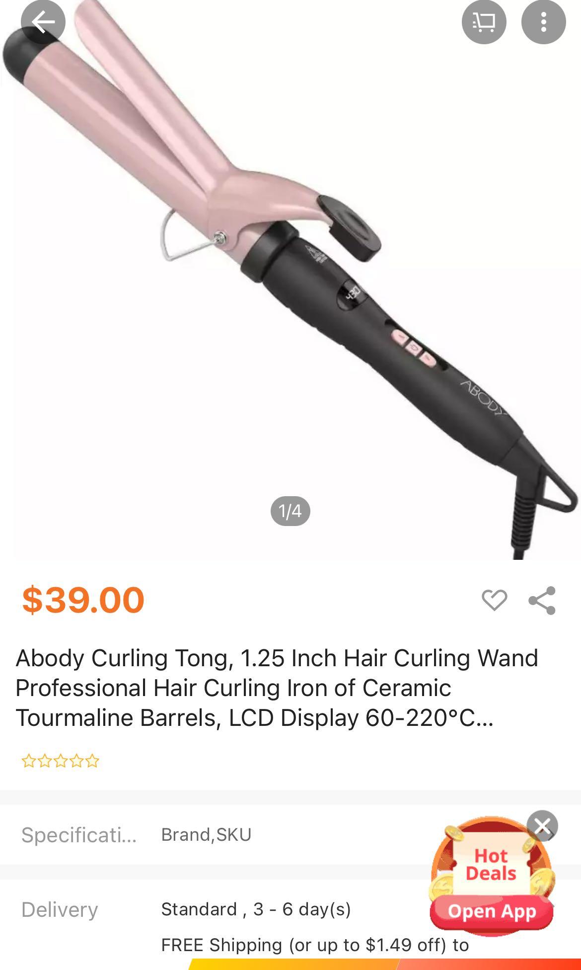 Abody Hair Curler Curling Iron